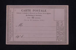 FRANCE - Carte Précurseur Non Circulé - Adhérence Au Verso - L 138973 - Precursor Cards