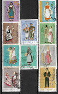 FINLANDIA - Fx. 3529 - Yv. 674/8 + 697/701 - Trajes Tipicos Regionales - 1972/3 - Ø - Used Stamps