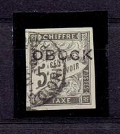 OBOCK - TAXE N°9 OB Signé MIRO TTB - Used Stamps