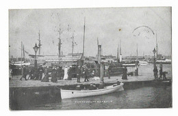 Postcard, Hampshire, Portsmouth Harbour, Boat, Sailor, People, 1906. - Portsmouth