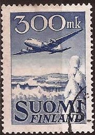 FINLANDIA - Fx. 1236 - Yv. Ae- 3 - Avion Douglas D.C. 9 - 1950 - Ø - Usados