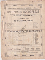 Wilrijk - Toneelafdeling Deugd En Vreugd 1919  (V2159) - Programme