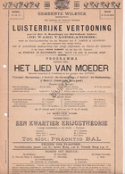 Wilrijk - Luisterrijke Vertoning "De Ware Vaderlanders" 1911  (V2161) - Programme