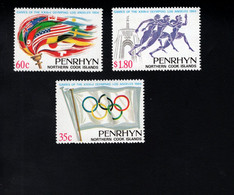 1702602754 1984 (XX) SCOTT 292 294 POSTFRIS MINT NEVER HINGED 1984 LOS ANGELES SUMMER OLYMPIC GAMES - Penrhyn