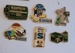 Pin's Photographie Lot 6 Pin's Konica (1) - Photographie