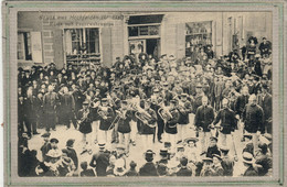 CPA - (67) HOCHFELDEN - Musique Avec Le Corps Des Sapeurs Pompiers Devant L'Epicerie De Joseph Starck En 1906 - Hochfelden