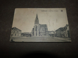 Carte Postale Lambusart La Place Et L'église - Fleurus