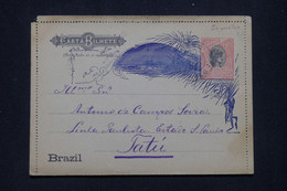 BRESIL - Entier Postal Pour S. Paulo En 1896 - L 139032 - Entiers Postaux