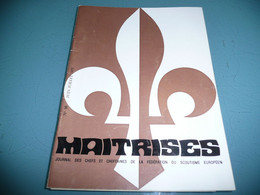 CHEFS ET CHEFTAINES SCOUTISME GUIDE REVUE MAITRISE SCOUTS D'EUROPE N° 30 JUIN JUILLET 1975 - Sonstige & Ohne Zuordnung