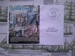 Anita Conti 1899-1997 FDC 4/8/22 St Pierre Et Miquelon - Lettres & Documents