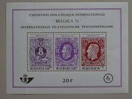 Belgique - Feuillet Neuf Non Oblitéré - 3 Timbres - Expo Philatélique Belgica 72 - 1972 - 1971-1980