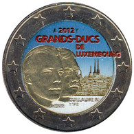 LU20012.8 - LUXEMBOURG - 2 Euros Comm. Colorisée Grands-Ducs De Luxembourg 2012 - Luxemburg