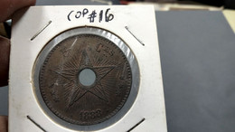 BELGIAN CONGO - CONGO FREE STATE 5 CENTIMES 1888/7 KM# 3 - RULER Leopold II (G#48-16) - 1885-1909: Leopold II