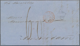 China: 1869 (July 2) Entire Letter From Shanghai (Siemssen & Co Cachet On Back) - Sonstige & Ohne Zuordnung