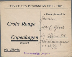 China: 1917, Free Of Postage POW Envelope Endorsed "SdPdG" To Red Cross At Copen - Briefe U. Dokumente