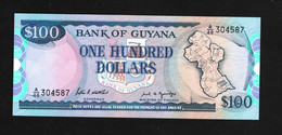 Guyana, 100 Dollars, 1989 Issue - Guyana