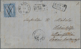 Finland: 1866, 20 P Blue, Nicely Perforated, Only One Short On The Lower Right, - Covers & Documents