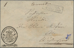 Finland - Postal Stationery: 1845, 10 K. Black "Porto Stempel" Postal Stationery - Postal Stationery