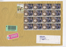 STORIA POSTALE - ASSICURATA LETTERA DA SAN MARINO 2005 TARIFFA 6,65 EURO - (ASS_066) - Storia Postale