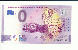 Billet Touristique  0 Euro  - MUSÉE OCÉANOGRAPHIQUE DE MONACO  - UEAW - 2020-3 - ANNIV - N° 28547 - Autres & Non Classés