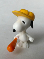 FIGURINE KINDER PEANUTS 1993 SNOOPY Batte De Base Ball 7 - Other & Unclassified