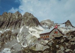 GUTTANNEN Gelmerhütte SAC Sektion Brugg Foto H. Spillmann Gel. 1993 V. Meiringen Stempel Hütte - Brügg