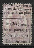 France. Timbres Pour Journaux N°7 Oblitéré. Cote 25€. - Periódicos