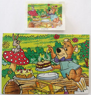 Kinder : K96 N124  Yogi Bear – Aussen 1995 - Yogi Bear  - 4 + BPZ - Puzzles