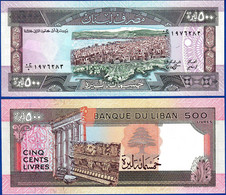 Lebanon 500 Livres P 68 1988 LIBAN UNC - Liban