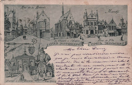 CPA Anvers  - Vieil Anvers - Carte Incunable - De Gand A Anvers En 1894 - Antwerpen