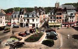 Pont Audemer - Place Victor Hugo Et Rue Thiers - CITROËN TRACTION , Voiture Ancienne Auto - Pont Audemer