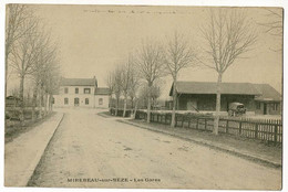 Mirebeau Sur Béze - Les Gares (voiture Hippomobile De Livraison à Quai) Pas Circulé - Mirebeau