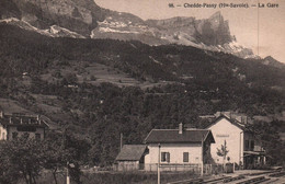 Passy - Chedde - Vue Sur La Gare - Ligne Du Chemin De Fer - Passy