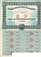 Titre De 1928 - Etablissements A Lecomte - Cie Intercoloniale Africaine - Sénégal - Afrique