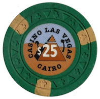 Casino Chip / Egypt / Cairo / Casino Las Vegas / 25 Dollars / Gambling - Casino