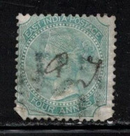 INDIA Scott # 26 Used - 1854 Compañia Británica De Las Indias