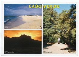 CABO VERDE/CAP VERT - VIEWS -SAL - S.VICENTE- S.ANTAO / THEMATIC STAMP-200 Th ANNIVERSARY OF THE BIRTH LOUIS BRAILLE - Cap Vert