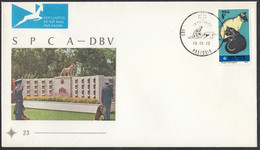 SUD AFRICA - 1972 - Busta Numerata FDC Con Yvert 377 Con Cartoncino Di Propaganda S.P.C.A. - FDC