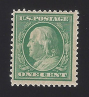 US #331 1908-09 Green Perf 12 Wmk 191 MNH F-VF SCV $17 - Unused Stamps