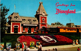 Disneyland Greetings Showing Santa Fe And Overland Railroad Station - Disneyland