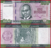 Liberia 100 Dollars 2022 P-41 UNC - Liberia