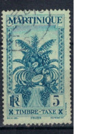 MARTINIQUE          N°  YVERT  TAXE 12 OBLITERE     ( OB    05/ 54 ) - Portomarken