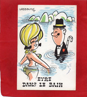 ENTRE DANS LE BAIN--Illustration  LASSALVY----peu Courante--voir 2 Scans - Lassalvy