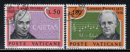 Vatican 1972 Mi# 613-614 Used - Luigi Orione / Lorenzo Perosi - Usados