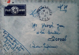 C 21 Lettre Fm - War Of Indo-China / Vietnam