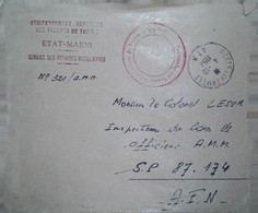 I 8 Lettre Fm - Guerre D'Algérie