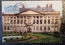 Brussel Martelarenplein Met Postzegel - Elsene - Ixelles