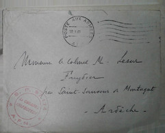 I 8 Lettre Fm - Guerre D'Algérie