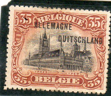 Belgique : (timbre De L'occupation Année 1915-19 Avec Surcharge  "Allemagne-Duitschland" - OC38/54 Occupation Belge En Allemagne