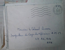 I 8 LETTRE EN FM - Guerra D'Algeria